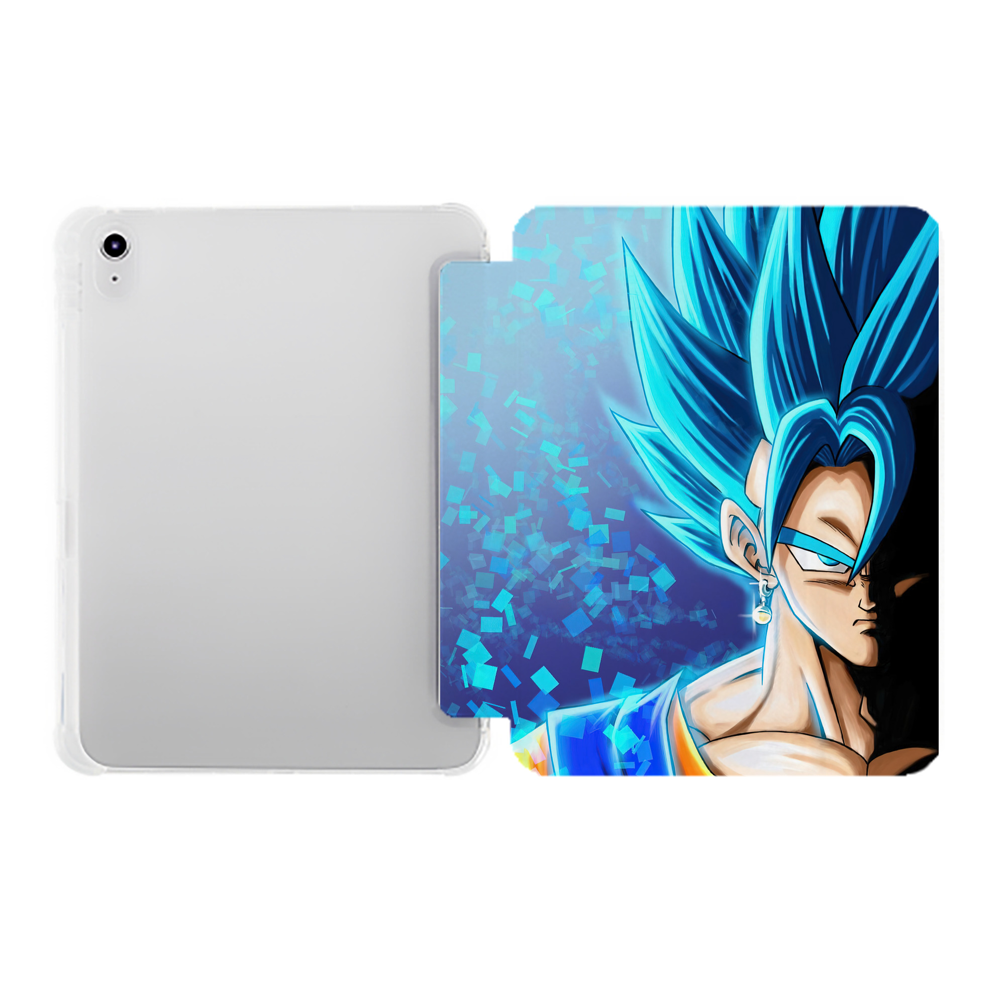 （画像用） ドラゴンボール DRAGON BALL IPad ケース ペン収納付き 三つ折りスタンド PUレザー×シリコン 対応機種9.5/10.5/10.9インチ